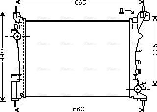 AVA OL2574 - Auto Part