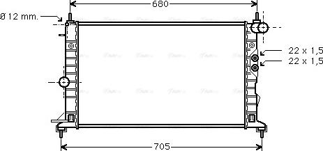 AVA OLA2244 - Auto Part