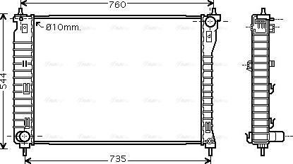 AVA OLA2435 - Auto Part