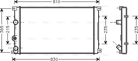 AVA RTA2276 - Radiators, Motora dzesēšanas