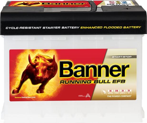BANNER 012560110101 - Startera akumulatoru baterija