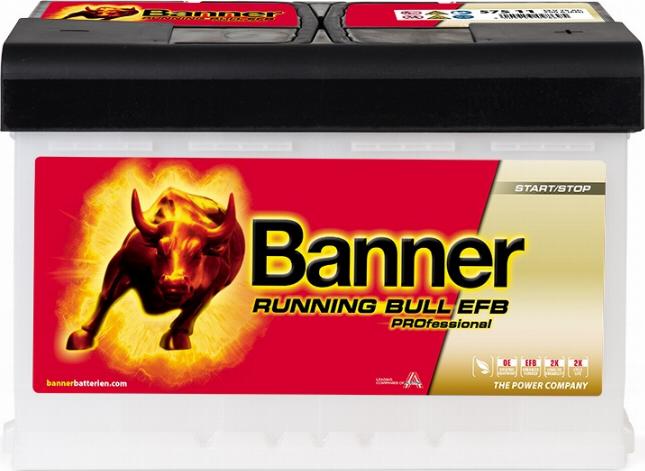 BANNER 012575110101 - Startera akumulatoru baterija