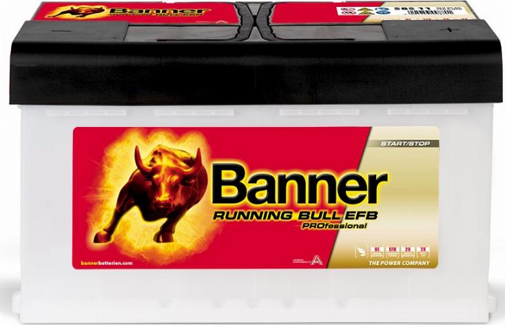 BANNER 012585110101 - Startera akumulatoru baterija