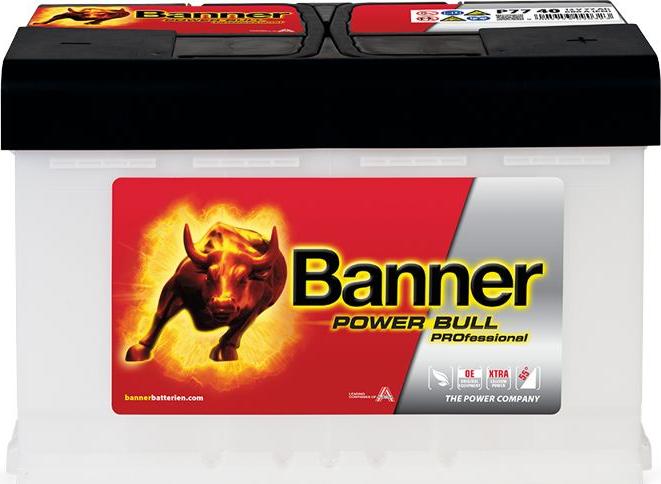 BANNER 013577400101 - Startera akumulatoru baterija