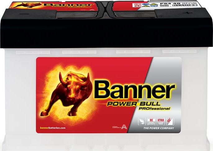 BANNER 013584400101 - Startera akumulatoru baterija