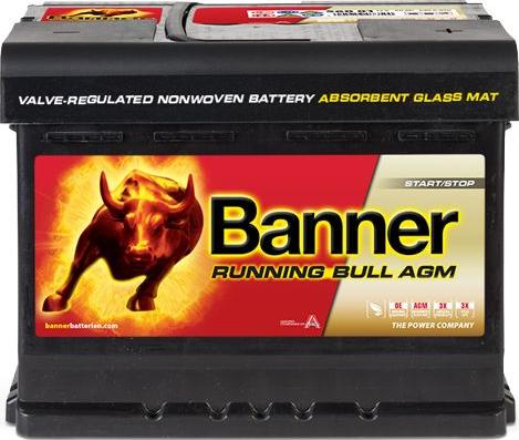 BANNER 016560010101 - Startera akumulatoru baterija