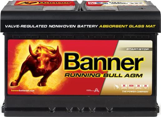 BANNER 016570010101 - Startera akumulatoru baterija