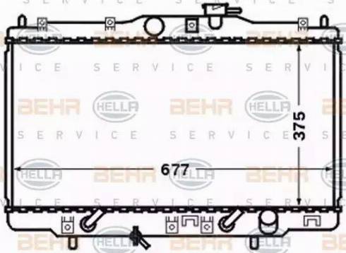 BEHR HELLA SERVICE 8MK-376-768-251 - BEHR