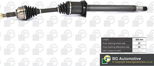 BGA DS3300R - Auto Part
