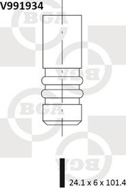 BGA V991934 - Izplūdes vārsts