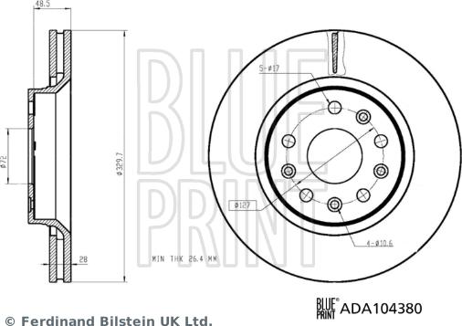 Blue Print ADA104380 - Auto Part