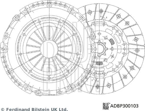 Blue Print ADBP300103 - Sajūga komplekts