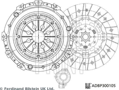 Blue Print ADBP300105 - Sajūga komplekts