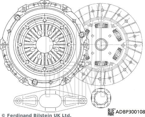 Blue Print ADBP300108 - Sajūga komplekts