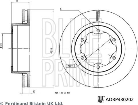 Blue Print ADBP430202 - Auto Part
