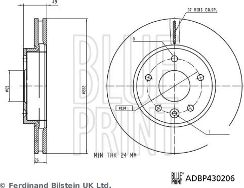 Blue Print ADBP430206 - Auto Part