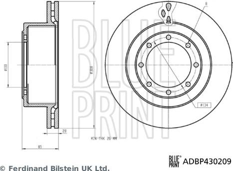 Blue Print ADBP430209 - Auto Part