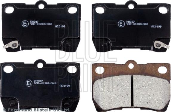 Blue Print ADT342156 - BREMŽU UZLIKAS