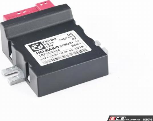 BMW 16147407513 - Vadības bloks, Degvielas