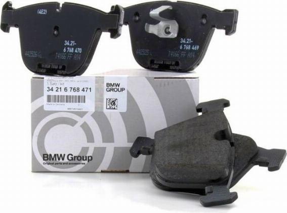 BMW 34216768471 - Bremžu uzliku kompl