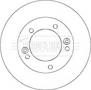 Blue Print ADG04390 - BREMŽU DISKS