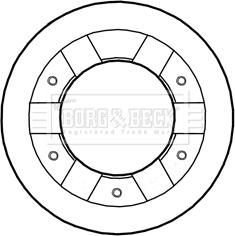 Blue Print ADC443117 - BREMŽU DISKS