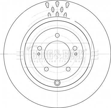 Blue Print ADC443118 - BREMŽU DISKS