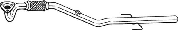 Bosal 850-121 - CAURULE OPEL 850-121