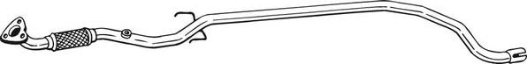 Bosal 951057 - CAURULE 951-057 OPEL