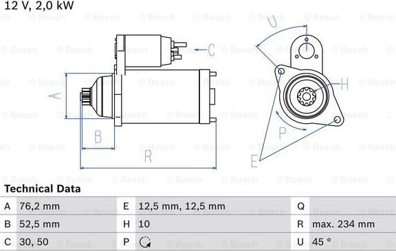 BOSCH 0 986 018 500 -