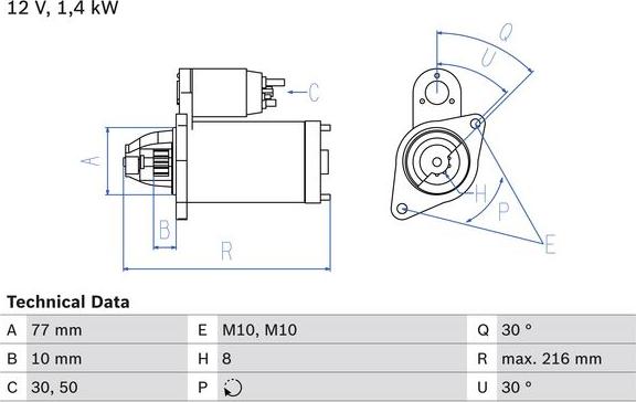 BOSCH 0 986 020 411 -