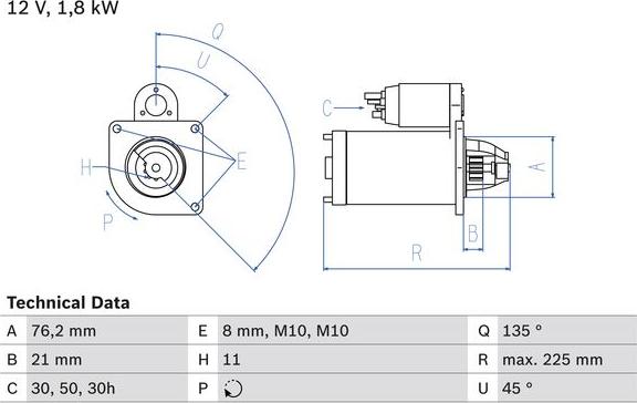 BOSCH 0 986 022 581 -