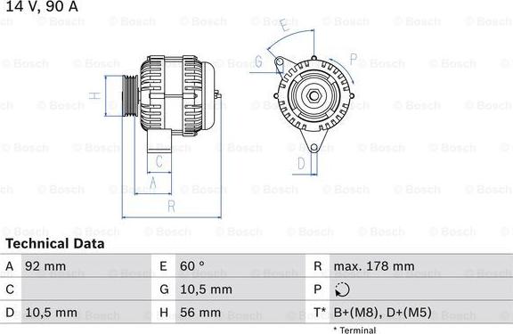 BOSCH 0 986 039 750 -