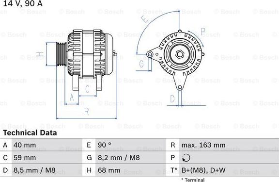 BOSCH 0 986 040 330 -