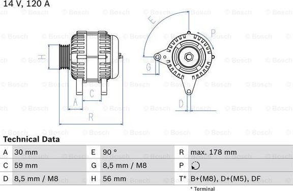BOSCH 0 986 040 350 -