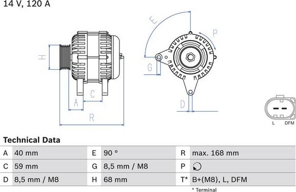 BOSCH 0.986.041.140 -
