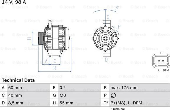 BOSCH 0 986 041 850 -