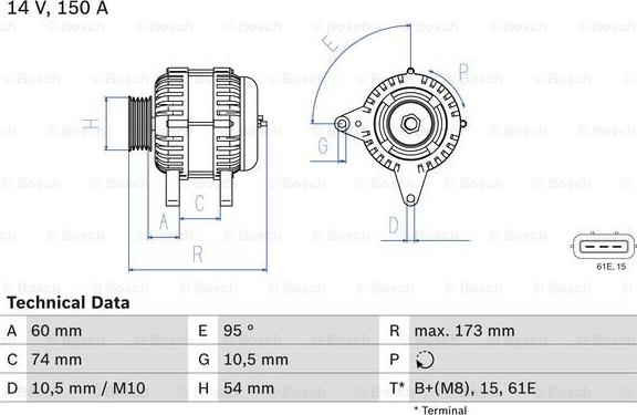 BOSCH 0 986 045 031 -