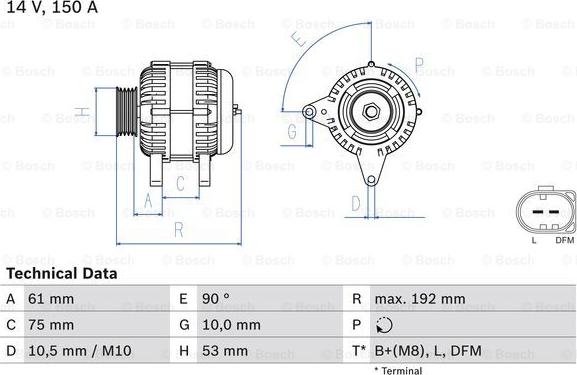 BOSCH 0 986 045 251 -