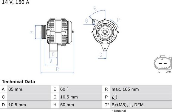 BOSCH 0 986 047 550 -