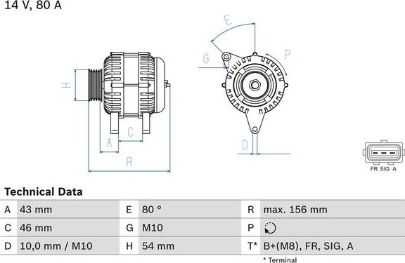 BOSCH 0 986 049 151 -