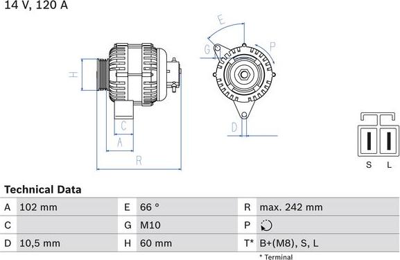 BOSCH 0 986 049 550 -