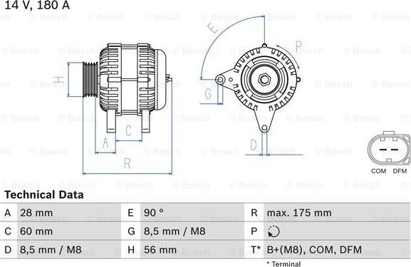 BOSCH 0 986 080 090 -