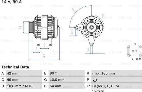 BOSCH 0 986 080 190 -