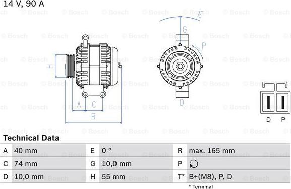 BOSCH 0 986 080 320 -