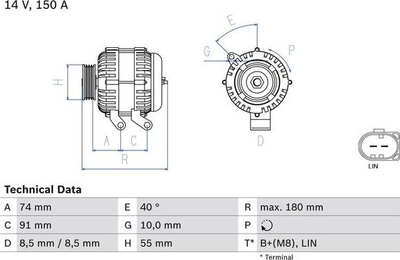BOSCH 0 986 080 810 -