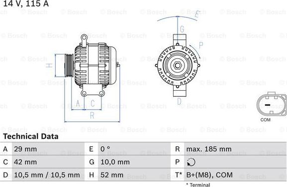 BOSCH 0.986.081.040 -