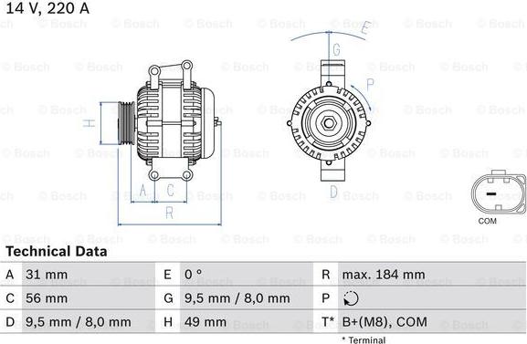 BOSCH 0 986 083 600 -