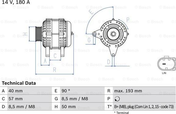 BOSCH 0 986 083 850 -