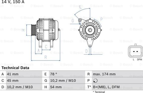 BOSCH 0 986 083 890 -